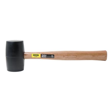 STANLEY 16 oz Rubber Mallet with Shock Absorbing Handle and Soft Face
