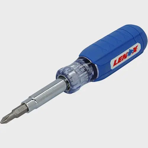 9-in-1 Multi-Bit Screwdriver, Textured Handle
