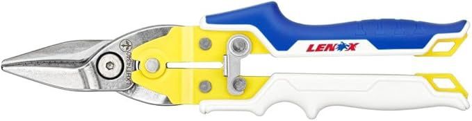 Lenox Tools Pliers, Straight Avitation Snips, with Durable Grip