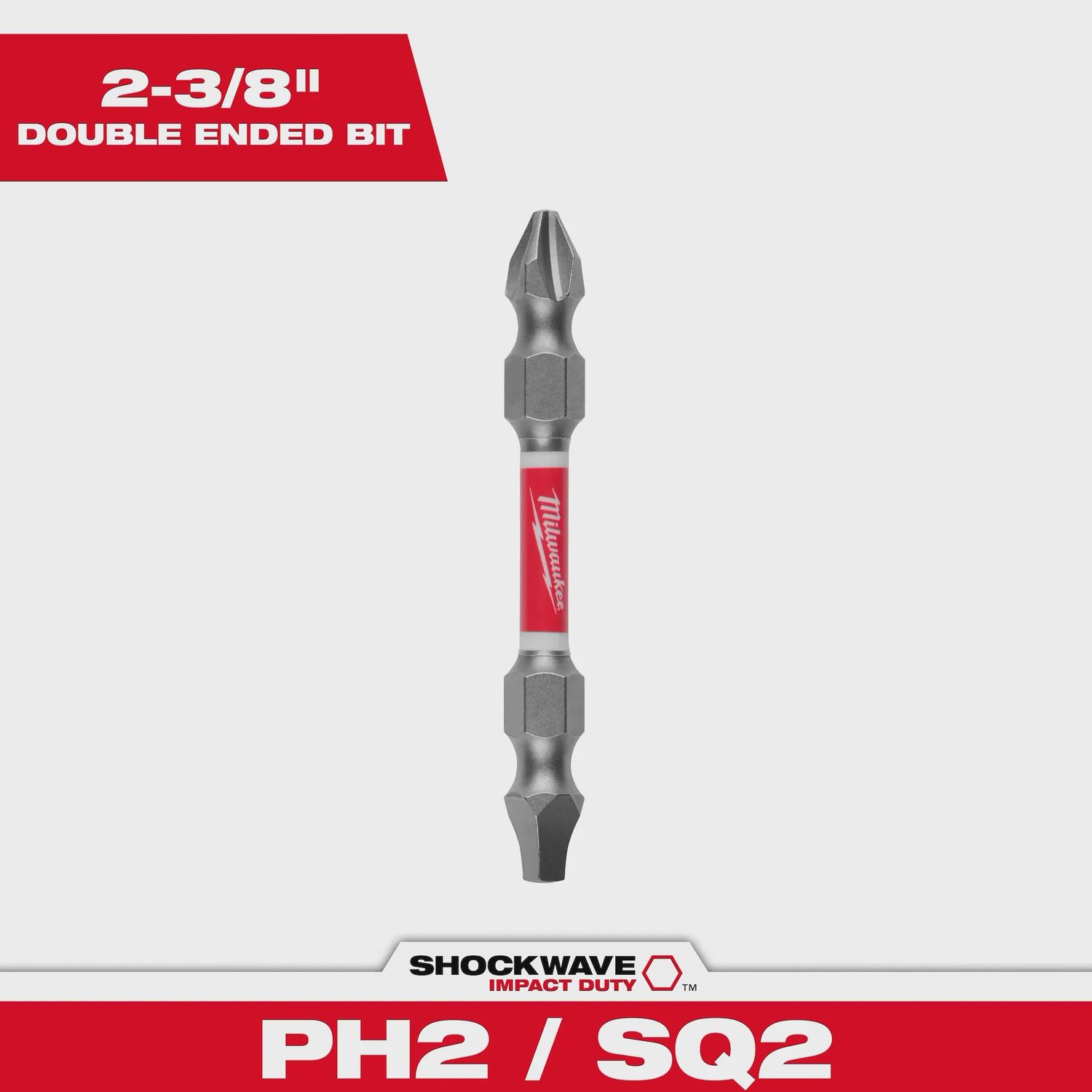 SHOCKWAVE PH2/SQ2 Impact Duty Double Ended Bit