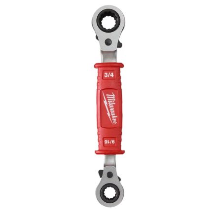 Milwaukee Tool Linemans 4-in-1 Insulated Ratcheting Box Wrench