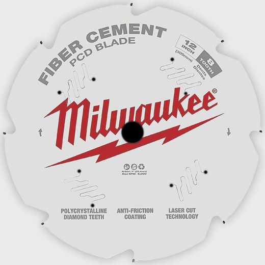 Milwaukee 12" PCD/Fiber Cement Circular Saw Blade