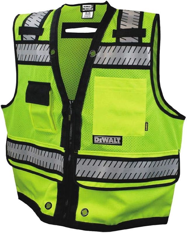 DeWalt® DSV521-2X ANSI Class 2 Heavy Duty Surveyor Vest 2XL