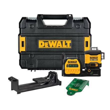 DEWALT 20V MAX Lithium-Ion 3 X 360 Green Line Laser with TSTAK Case
