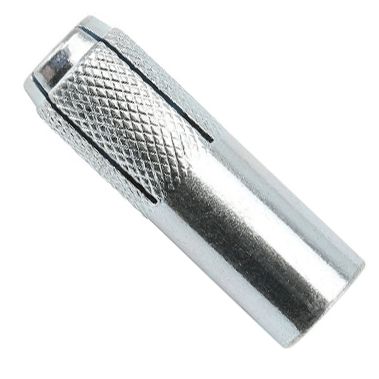 DeWalt - 06340-PWR - 1/4" Steel Dropin, Carbon Steel Knurled Wall Internally Threaded Expansion Anchor (100/Pkg.)