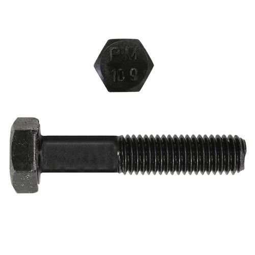 Hillman 612-526 M20-2.50 x 70mm Metric Hex Hd Cap Scr CL 10.9 Coarse Bare DIN931 PT 25 Pcs