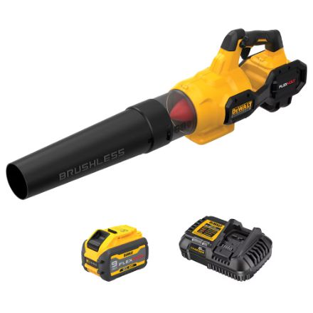 DEWALT 60V MAX FLEXVOLT Lithium-Ion Cordless Brushless Handheld Axial Blower Kit with 9Ah Battery and Charger
