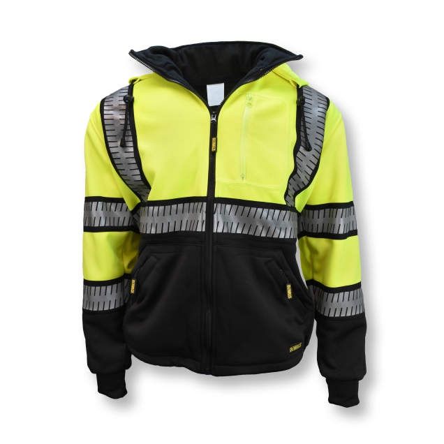 DEWALT DSJ32-3 Deluxe Zip Front Class 3 Hoodie- 2XL