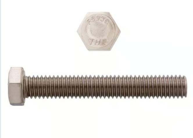 Hillman M10-1.50 x 100mm Metric Hex Hd Cap Scr 18.8 SS Coarse DIN933 FT 10 Pcs