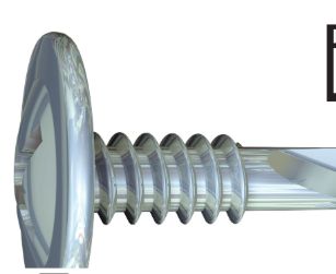 Grabber 8 x 1-5/8-in Phillips, Modified Truss Head, Fine Thread, Drill Point Clear Zinc Screws (Bulk)