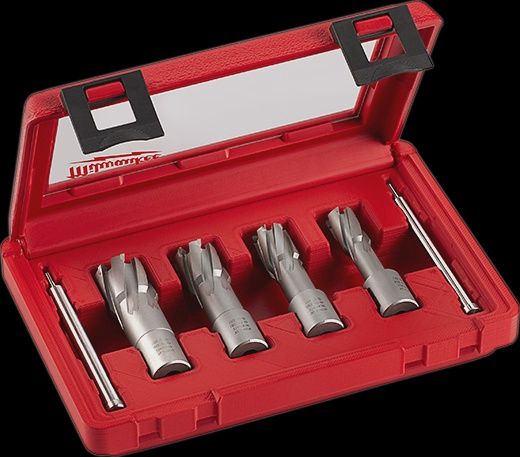 Milwaukee 4PC 1-3/8" TCT Annular Cutter Kit