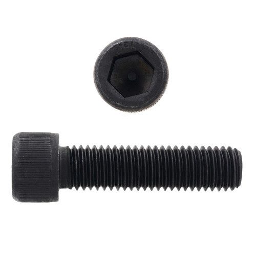 Hillman 622-417 M12-1.75 x 45mm Metric SKT Cap Scr Blk Oxd CL 12.9 Coarse FT DIN 912 50 Pcs