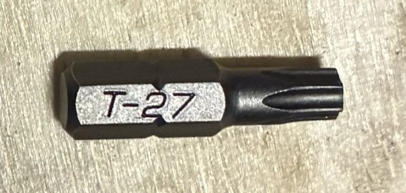 Hillman B231-944  T27X1 Torx Security 1EA 25 Pcs