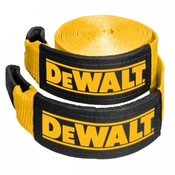 DEWALT 4in x 30ft Heavy Duty Looped End Recovery Strap 40000lb Break Strength