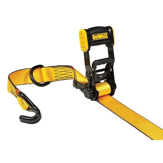 DEWALT 1.5in x 16ft Medium Duty Ratchet Tie Down Straps 3300lb Break Strength 4 Pieces