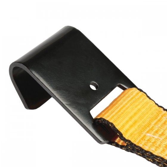 DEWALT 2in x 27ft Heavy-Duty Ratchet Tie-Down Strap With Flat Hooks 10000lb Break Strength