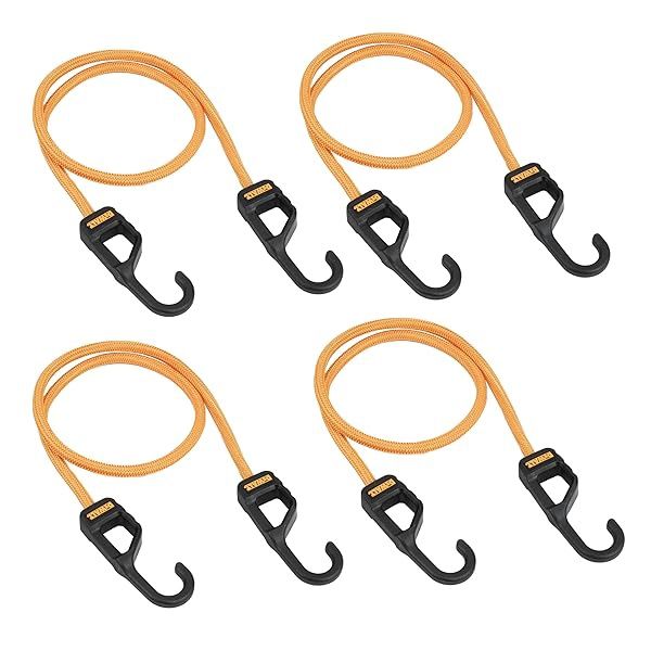 DEWALT DXBC300364 - 36 in. Premium Round Bungee Cord Set (4-Pack)