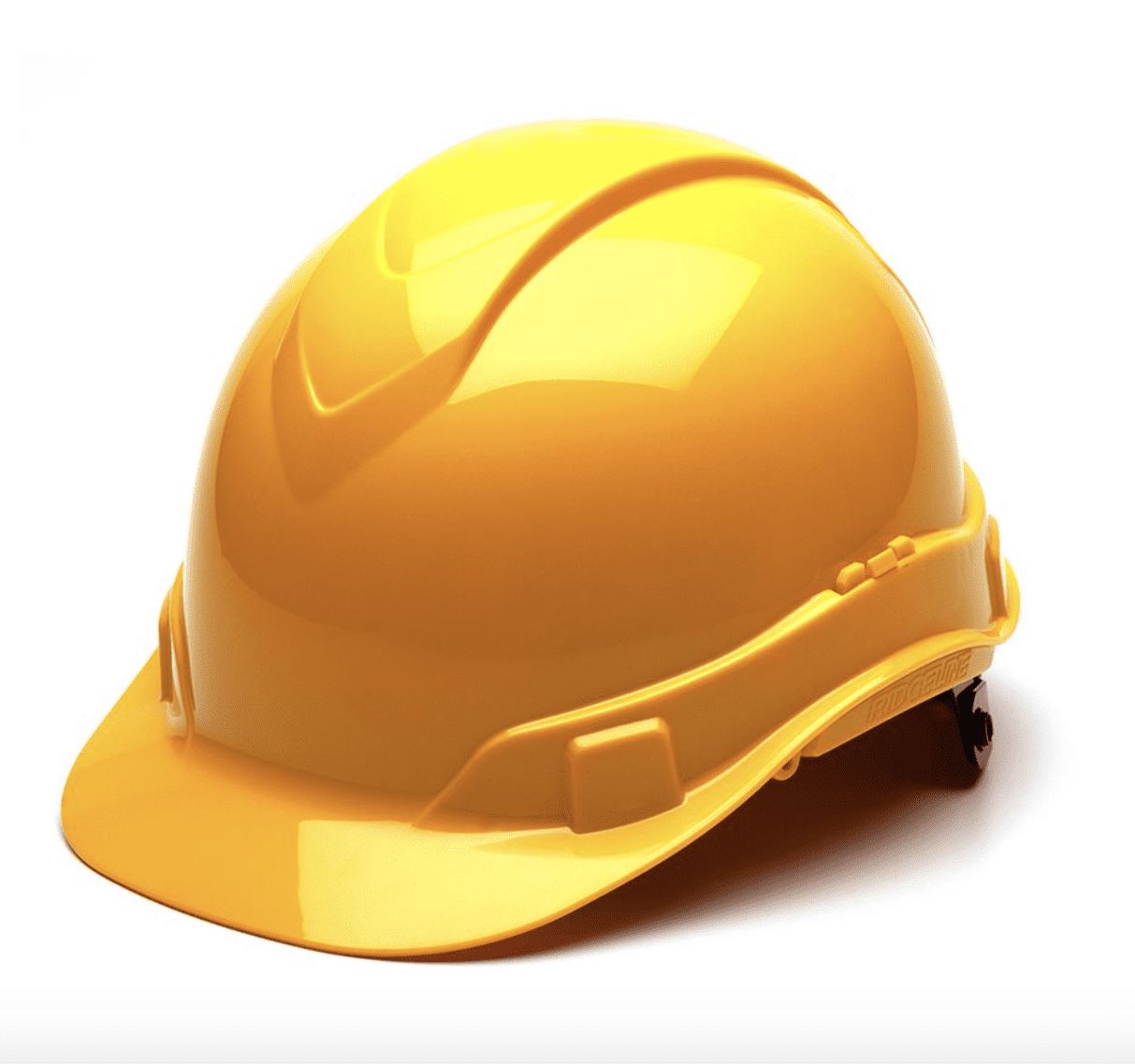 Hardhat ABS With 4-Point Ratchet Ridgeline Yellow