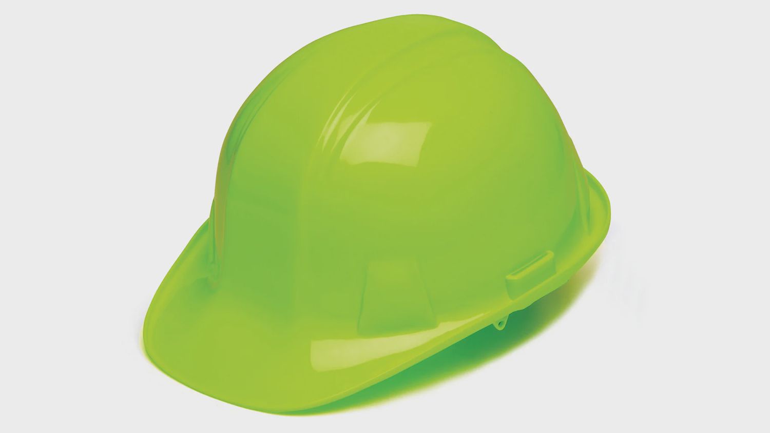 Hardhat With 4-Point Ratchet SL Series Standard Hi-Viz Green