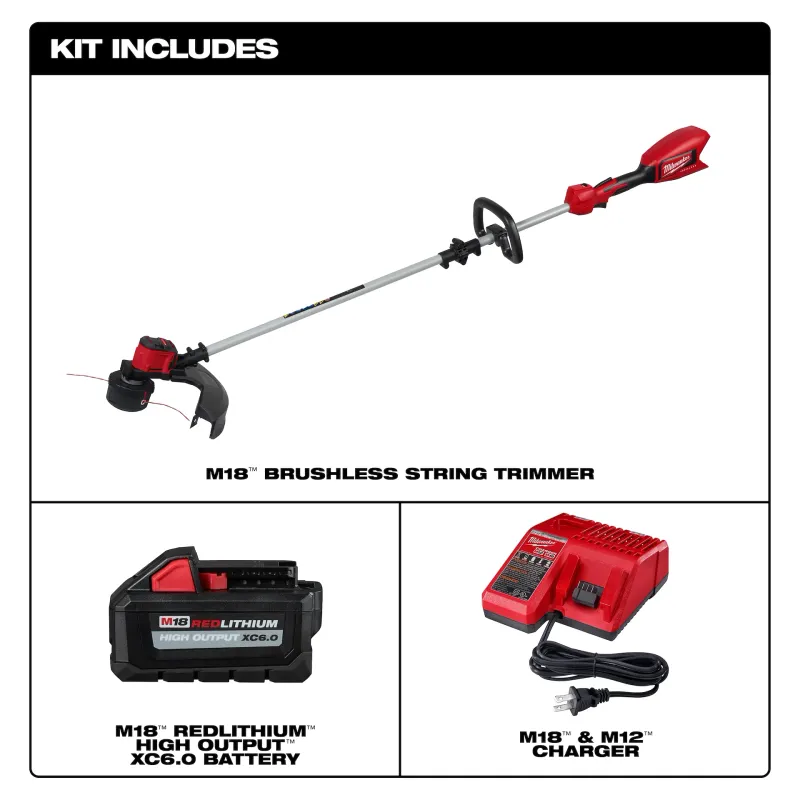 Milwaukee M18  Brushless String Trimmer Kit