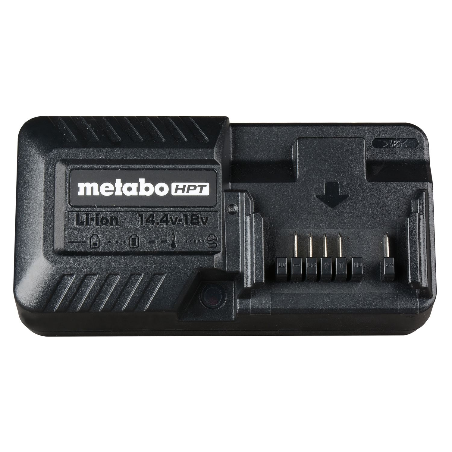 18-Volt Lithium Ion Slide Charger | Metabo HPT UC18YKSL
