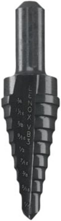 LENOX Tools Step Drill Bit, 1/4-to-3/4-Inch (30883VB3)