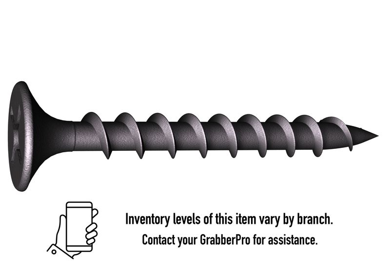 Grabber 7 x 2-in Phillips, Bugle Head, Coarse Thread, Phosphate Drywall Screws