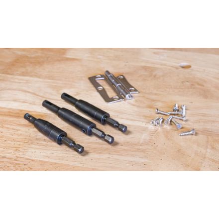 Bosch 1/4-inch Hex Shank Steel Clic-Change Self-Centering Drill Bit Set (3-Piece)