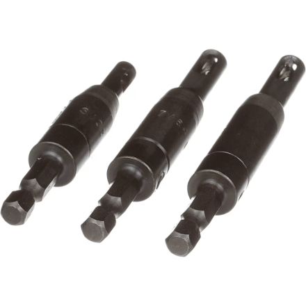 Bosch 1/4-inch Hex Shank Steel Clic-Change Self-Centering Drill Bit Set (3-Piece)