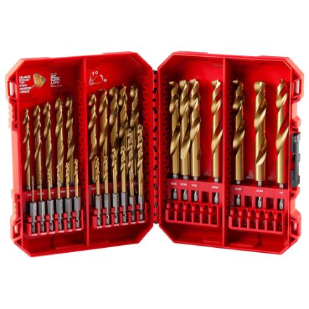 Milwaukee Tool SHOCKWAVE Impact Duty Titanium Drill Bit Set (29-Piece)