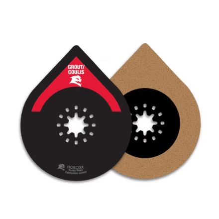 Diablo 2-3/4 inch Starlock Carbide Grit Oscillating Blade for Grout and Mortar Sanding
