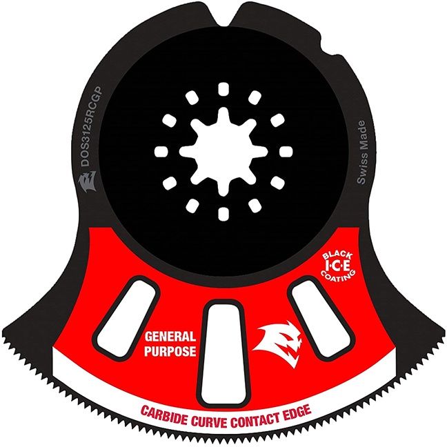 Diablo DOS3125RCGP 3-1/8″ Starlock Carbide Oscillating Blade for General Purpose Cuts 1-Pack