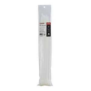 ProSource CV380-253L Cable Tie, 15 inches, 120lb Tensile Strength, Self-Lock Locking, Nylon, Clear