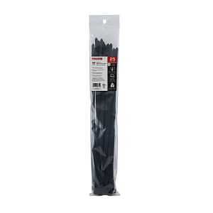 ProSource CV380W-253L Cable Tie, 15 inches, 120lb Tensile Strength, Self-Lock Locking, Nylon, Black