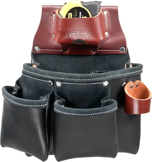 Occidental 3 Pouch Pro Tool Bag - Black