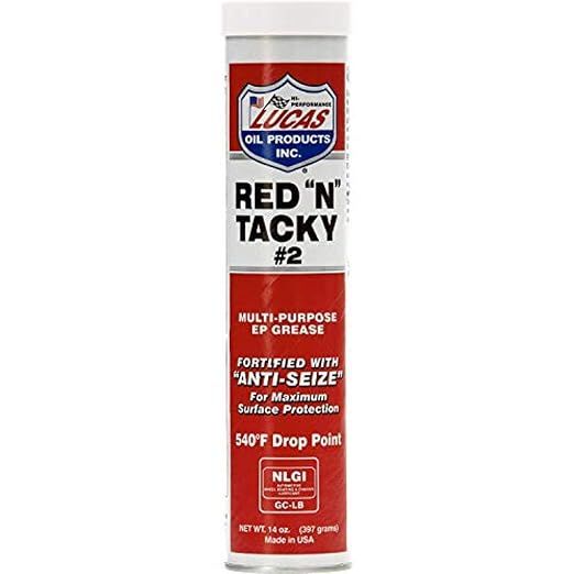 LUCAS OIL PRODUCTS INC. - 10005-30 - Red-N-Tacky Grease - 14 oz. Tube