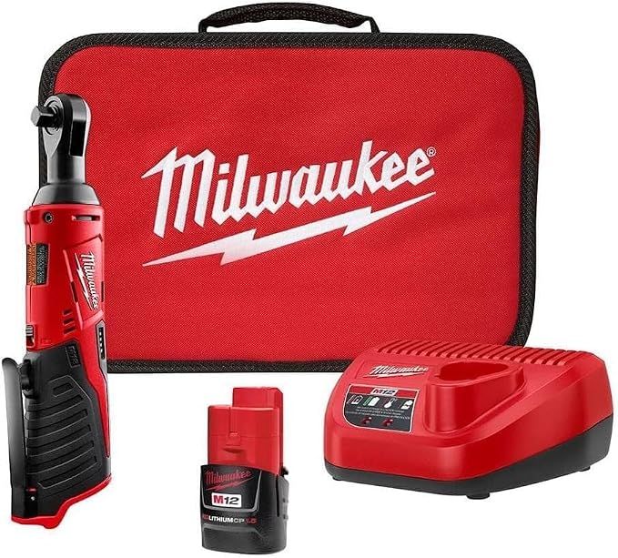 Milwaukee M12 3/8" Ratchet Kit
