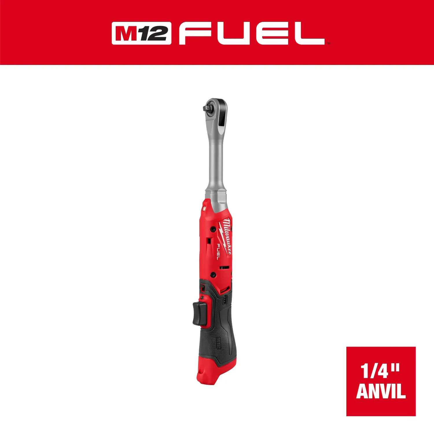 Milwaukee  M12 Fuel 1/4" Extended Reach Ratchet