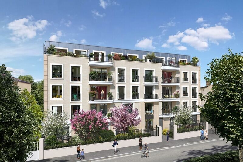 Immeuble de 4 étages côté rue