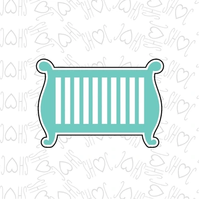 3.5&quot; Crib Cookie Cutter by SH Creations