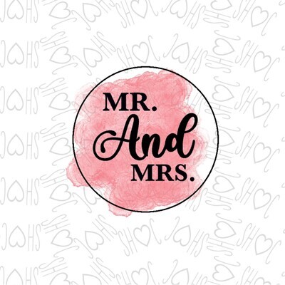 3.5&quot; &quot;Mr. and Mrs.&quot; Stamp