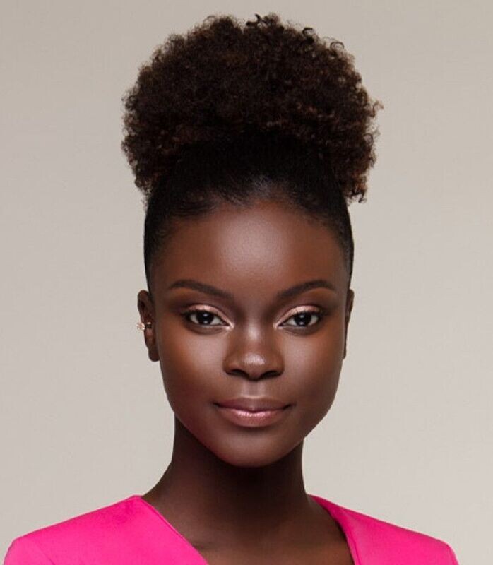 Feme Collection Human Hair Afro Puff - Medium