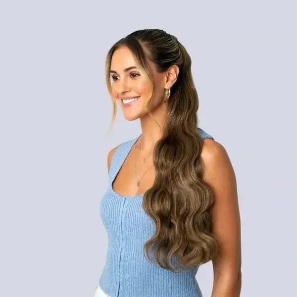 Stranded Body Wave Wrap Around Ponytail Stranded Body Wave Wrap Around Ponytail