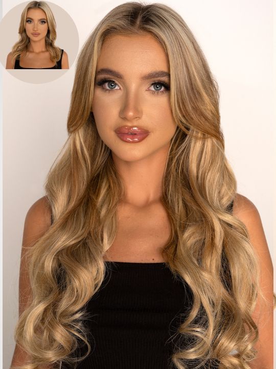 Koko 20 Inches 3 Piece Curly Clip in Koko 20 Inches 3 Piece Curly Clip in