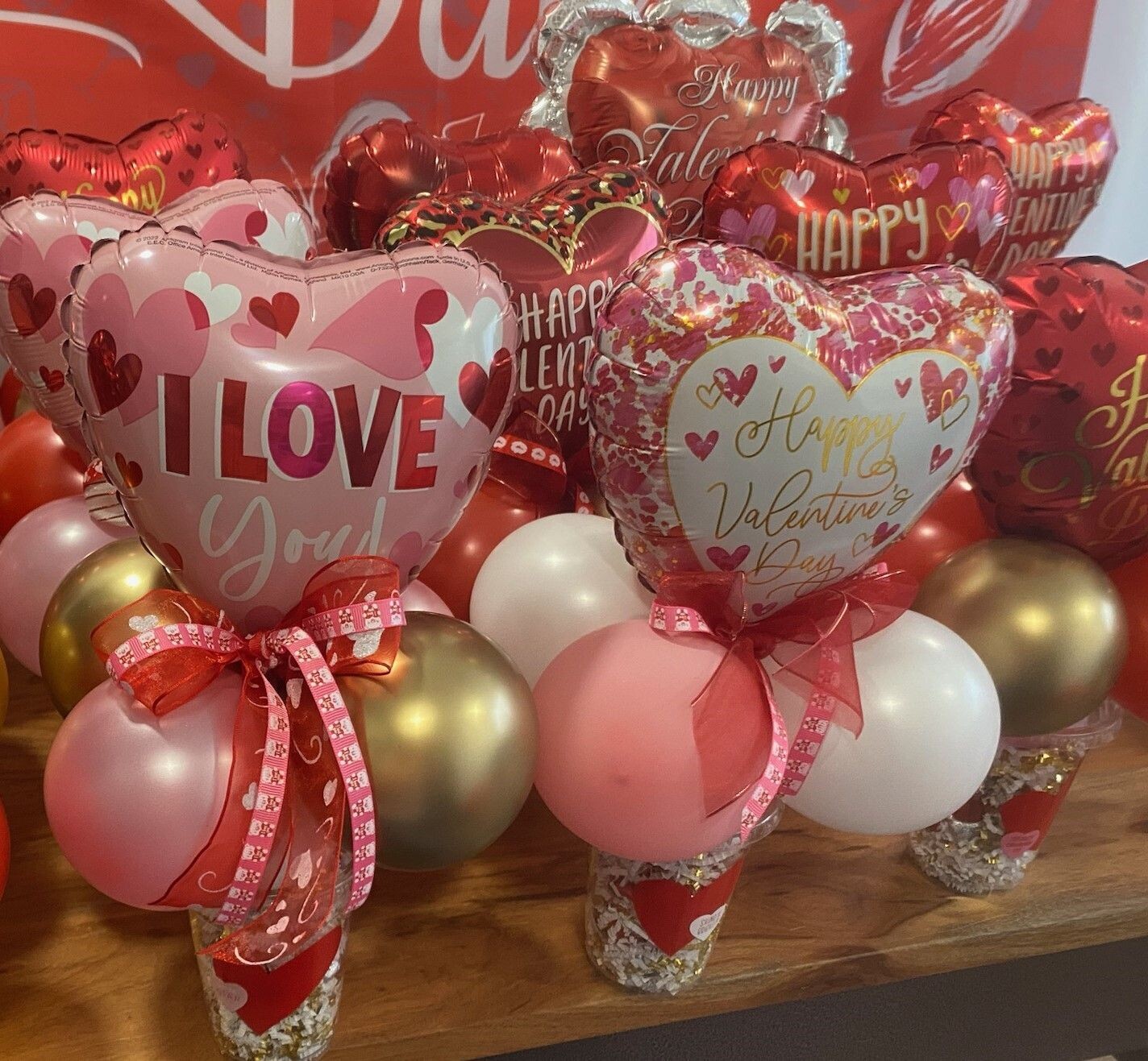 "My Cup Overflows" Balloon Candy Cup
