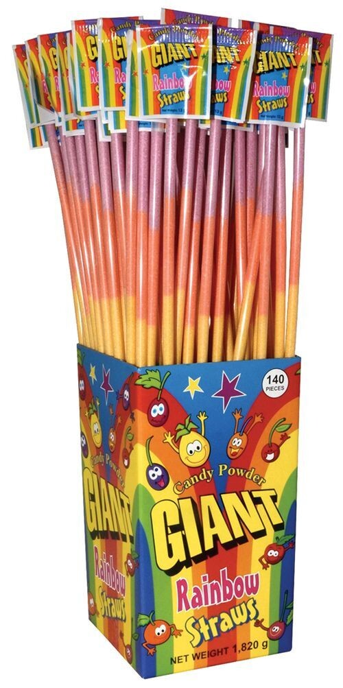 Giant Rainbow Straw