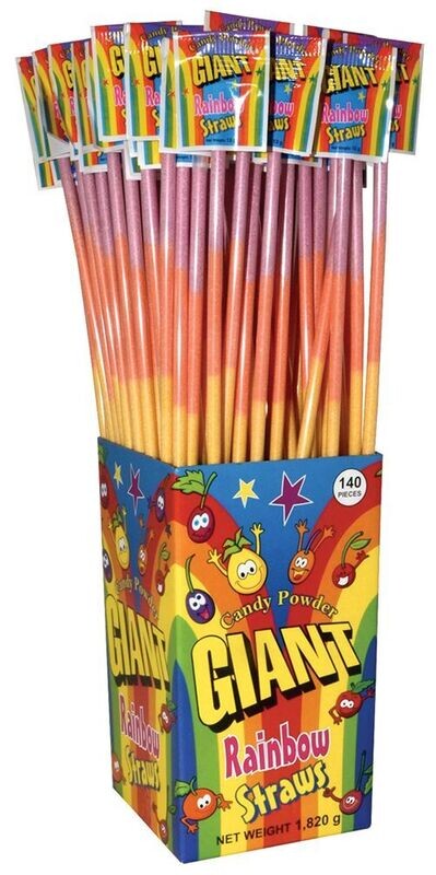 Giant Rainbow Straw