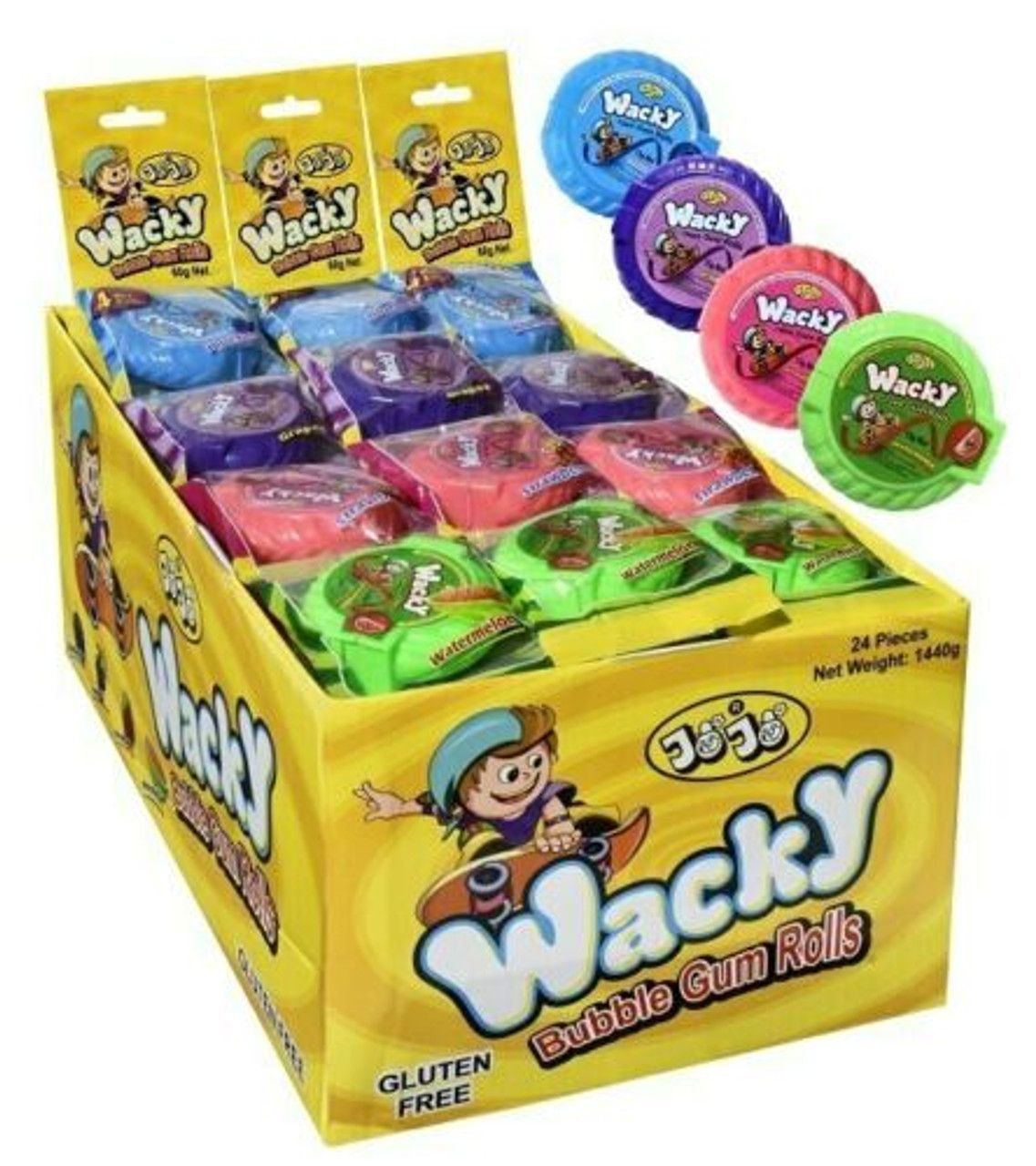 Wacky Gum Rolls