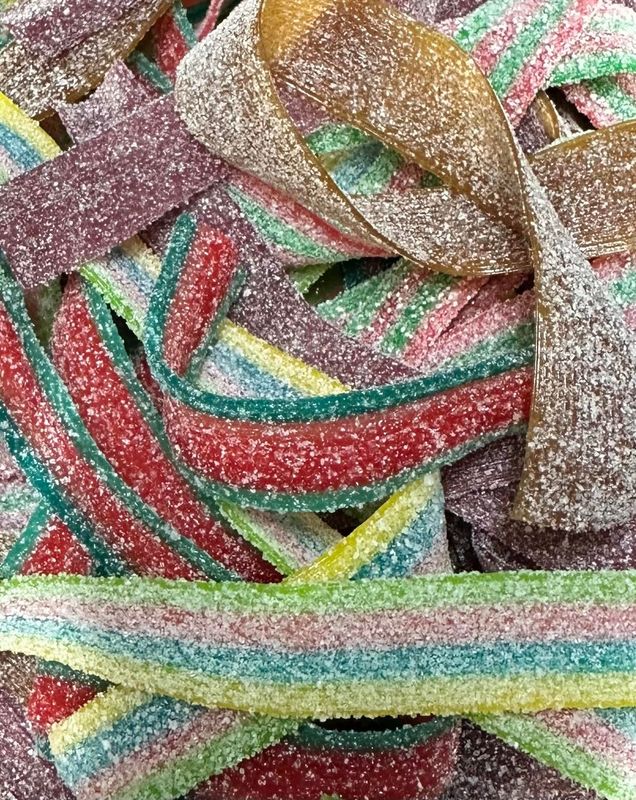 Sour Straps- Mixed 300g