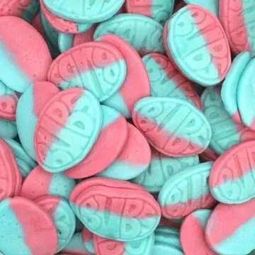 BUBS Blueberry Raspberry Ovals -Swedish 100g